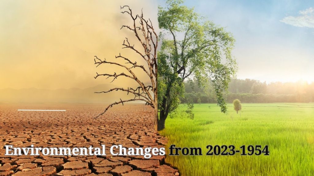 Image of Environmental Changes from 2023-1954