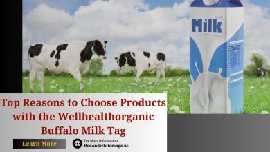 Image of wellhealthorganic buffalo milk tag