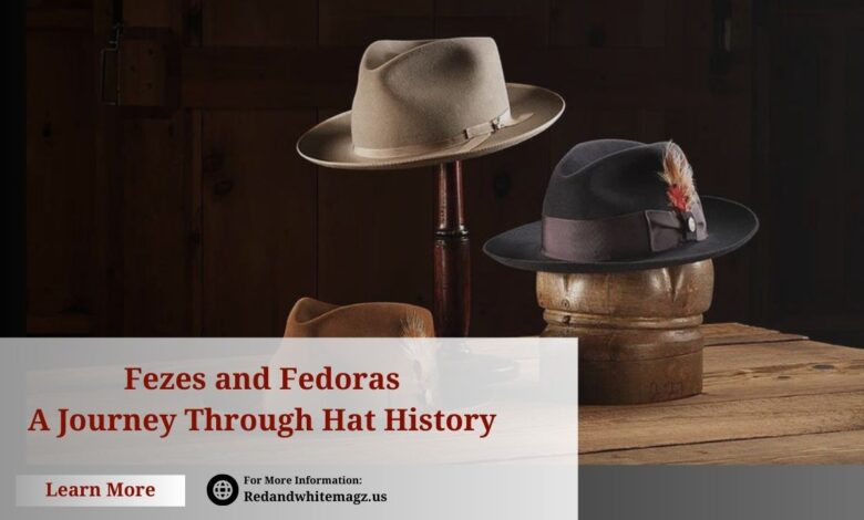 Image of fezes and fedoras