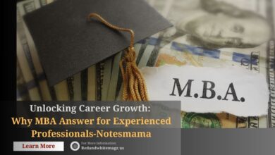 Image of Why MBA Answer for Experienced Professionals-Notesmama